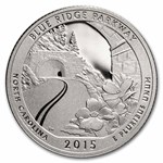 2015-S ATB Quarter Blue Ridge Parkway 40-Coin Roll Gem Proof