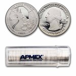2015-S ATB Quarter Saratoga National 40-Coin Roll Proof (Silver)