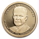2015-S Dwight Eisenhower 20-Coin Presidential Dollar Roll PR