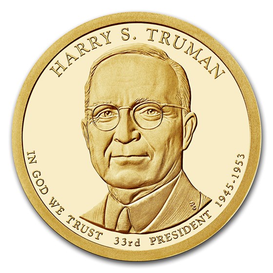 2015-S Harry Truman Presidential Dollar Proof 2015-S Harry Truman Presidential Dollar Proof