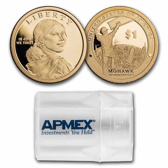 2015-S Native Amer $1 - Mohawk Ironworkers 20-Coin Roll Gem Proof 2015-S Native Amer $1 - Mohawk Ironworkers 20-Coin Roll Gem Proof