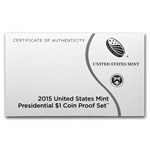 2015-S Presidential Dollar Proof Set