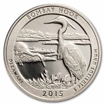 2015-S Quarter ATB Bombay Hook 40-Coin Roll Gem Proof
