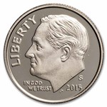 2015-S Roosevelt Dime 50-Coin Roll Proof