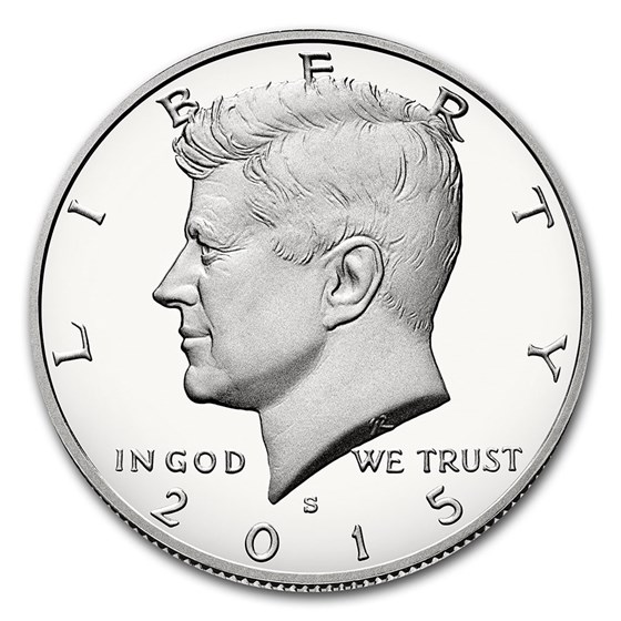 2015-S Silver Kennedy Half Dollar Gem Proof 2015-S Silver Kennedy Half Dollar Gem Proof