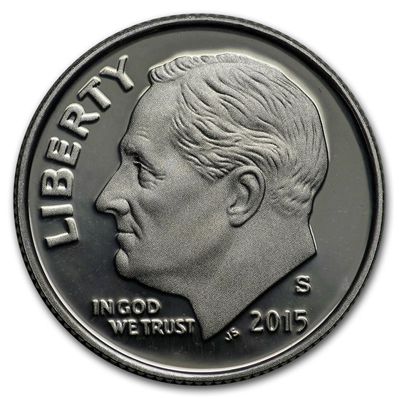 2015-S Silver Roosevelt Dime Gem Proof 2015-S Silver Roosevelt Dime Gem Proof
