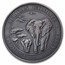 2015 Somalia 1 kilo Silver Elephant (Antiqued)