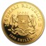 2015 Somalia 1 oz Gold African Elephant BU
