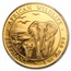 2015 Somalia 1 oz Gold African Elephant MS-70 NGC (Early Release)