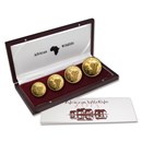 2015 Somalia 4-Coin Gold African Elephant Prestige Proof Set