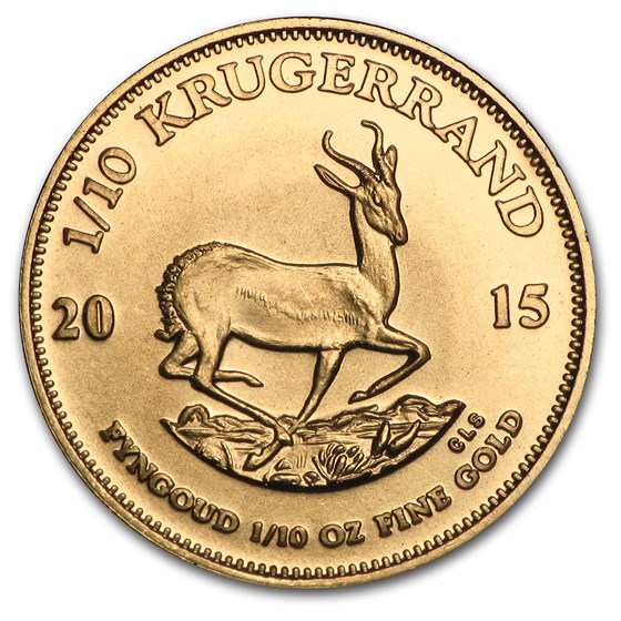 2015 South Africa 1/10 oz Gold Krugerrand