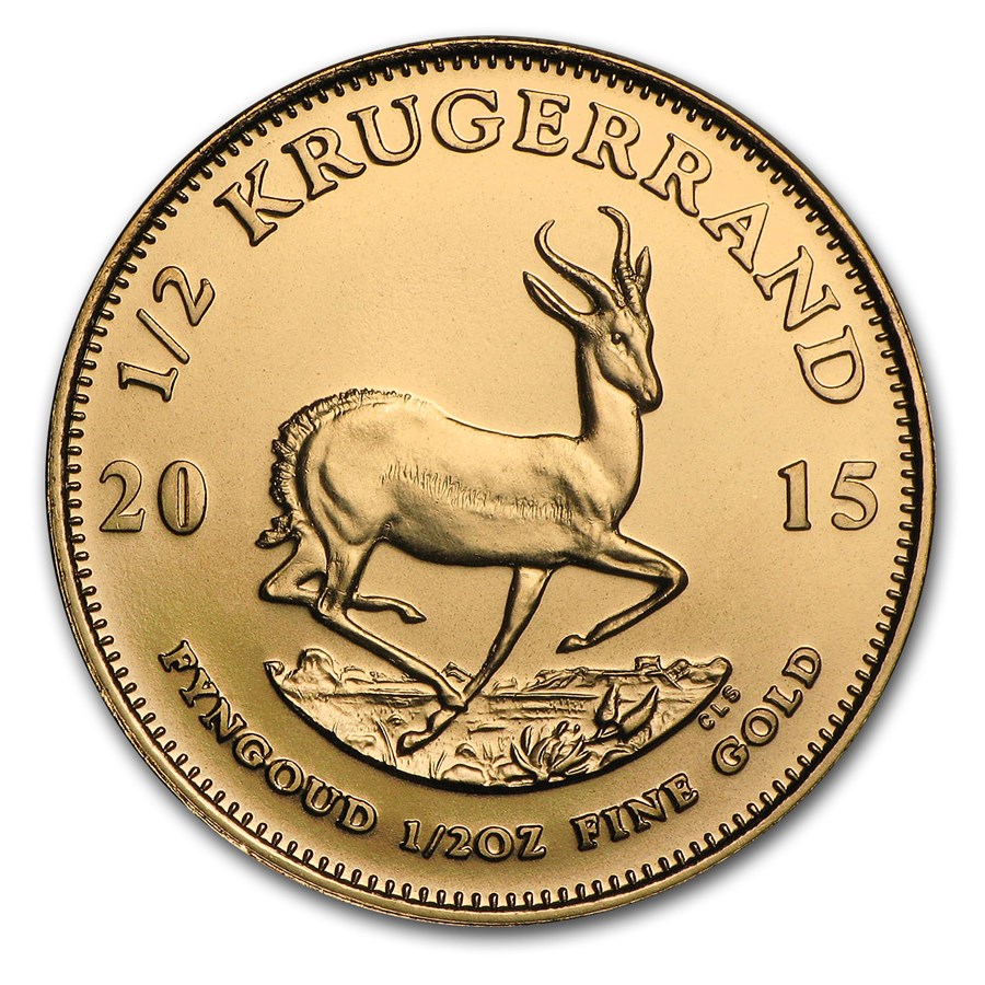2015 South Africa 1/2 oz Gold Krugerrand