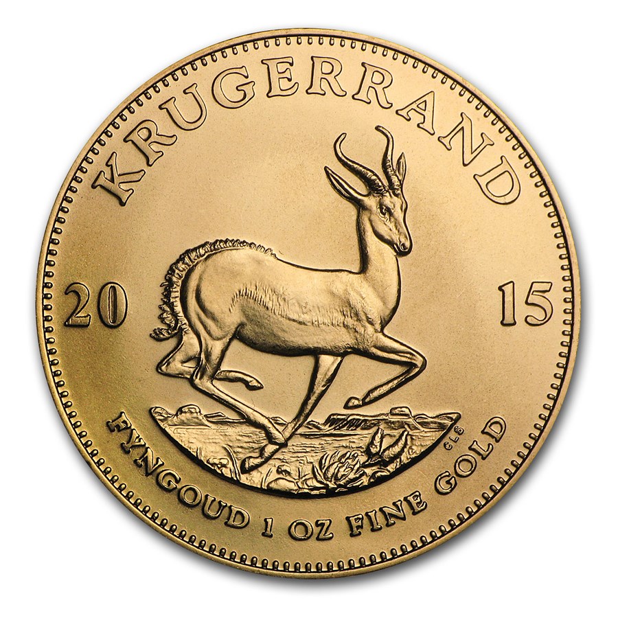 2015 South Africa 1 oz Gold Krugerrand BU