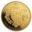 2015 Tristan Da Cunha 1 oz Gold Vivat Regina Birthday PR-70 PCGS