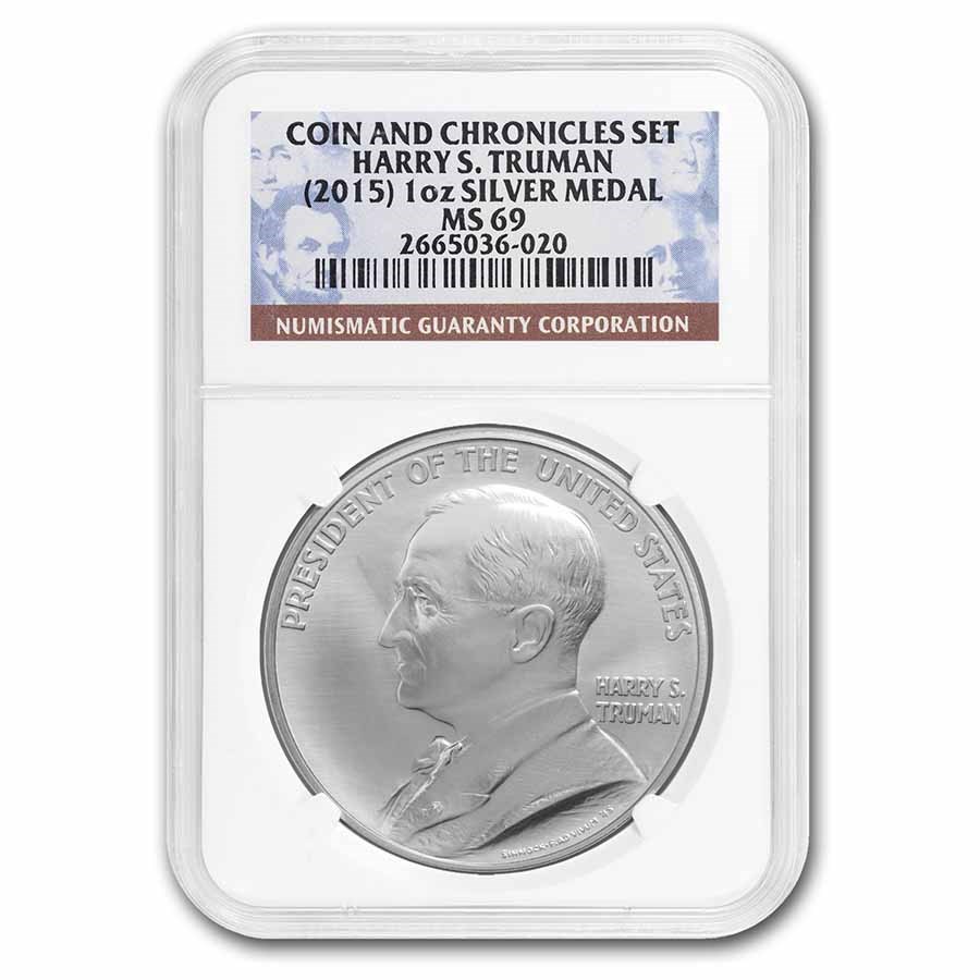 2015 Truman Coin & Chronicles Medal MS-69 NGC