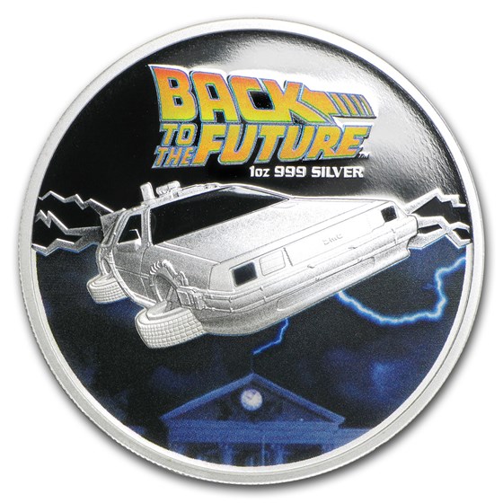 2015 Tuvalu 1 oz Silver Back to the Future Proof (Damaged Car) 2015 Tuvalu 1 oz Silver Back to the Future Proof (Damaged Car)