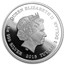 2015 Tuvalu 1 oz Silver Colorized Bruce Lee Proof