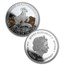 2015 Tuvalu 2-Coin 1 oz Silver Lunar Good Fortune Proof Set