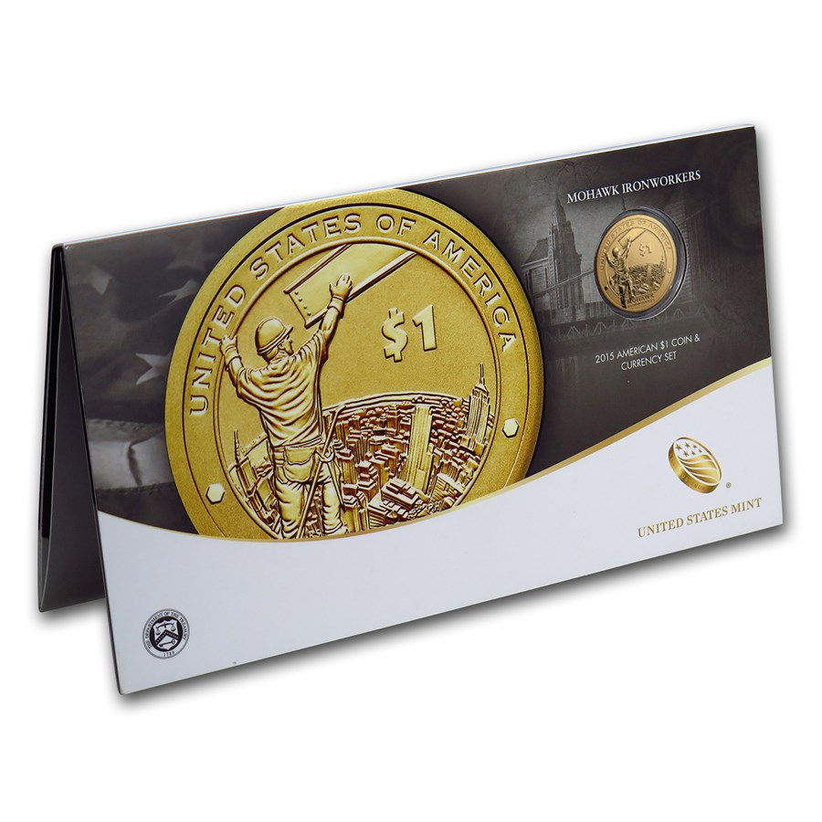 2015 U.S. Mohawk Ironworkers Coin and Currency Set