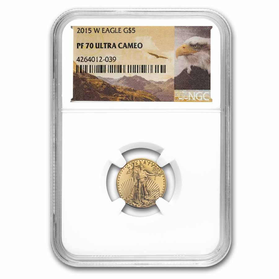 2015-W 1/10 oz Proof American Gold Eagle PF-70 UCAM NGC