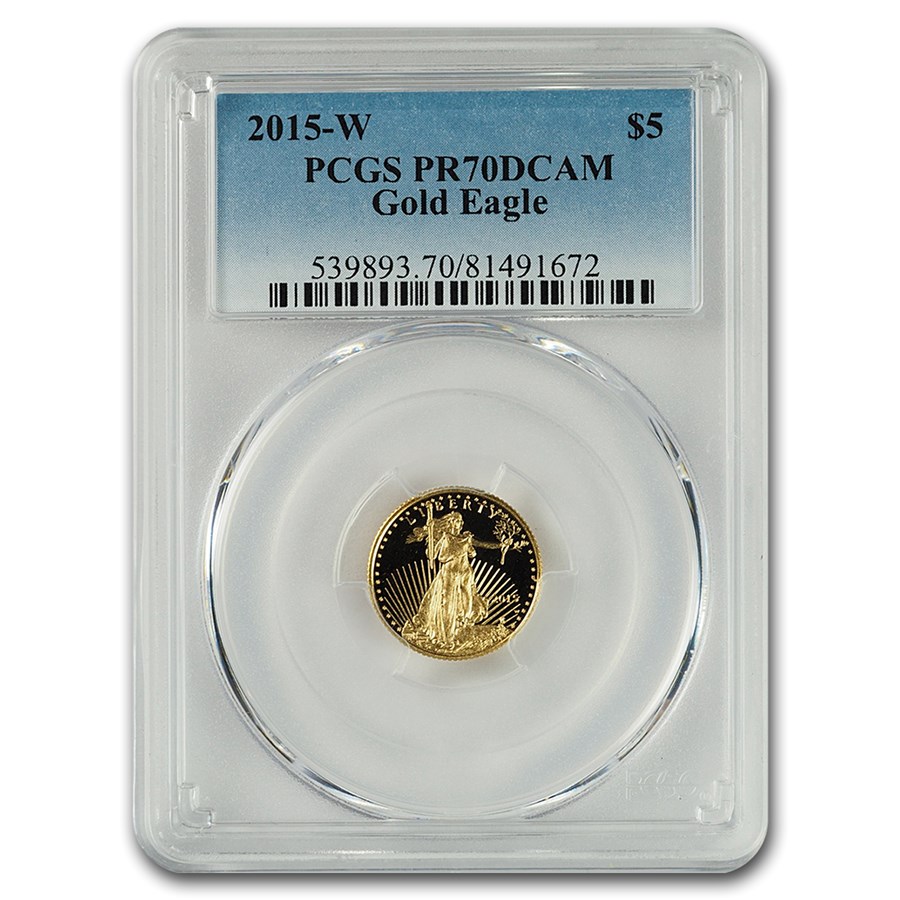 2015-W 1/10 oz Proof American Gold Eagle PR-70 PCGS