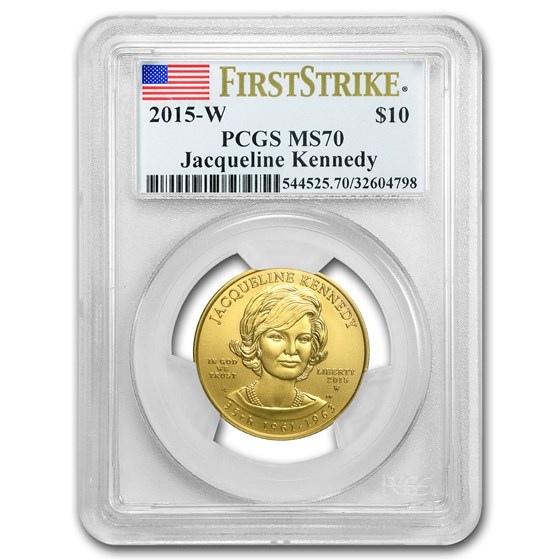 2015-W 1/2 oz Gold Jacqueline Kennedy MS-70 PCGS (FS) 2015-W 1/2 oz Gold Jacqueline Kennedy MS-70 PCGS (FS)