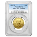 2015-W 1/2 oz Gold "Lady Bird" Johnson MS-70 PCGS