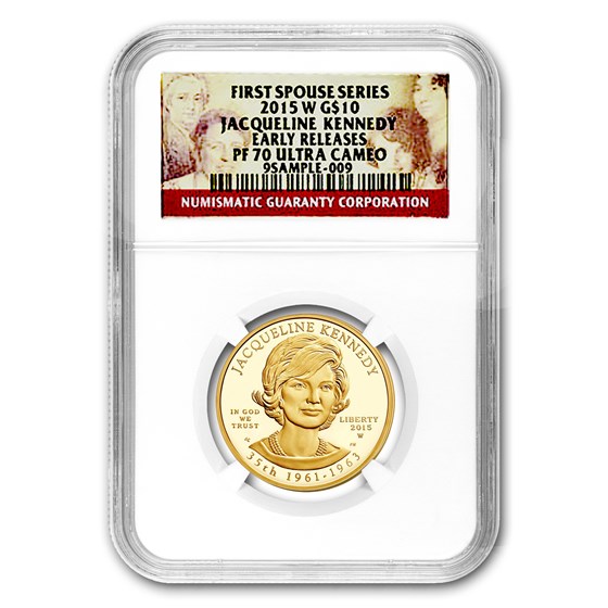 2015-W 1/2 oz Jacqueline Kennedy PF-70 NGC (ER)