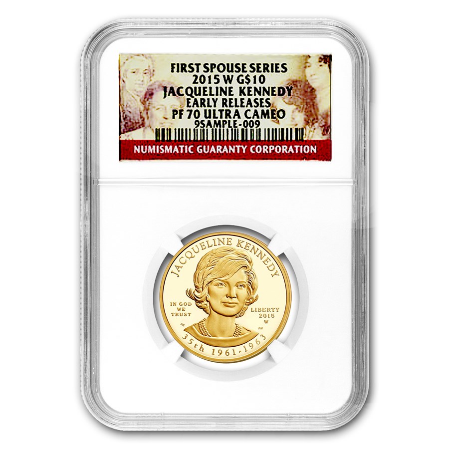2015-W 1/2 oz Jacqueline Kennedy PF-70 NGC (ER)