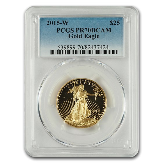 2015-W 1/2 oz Proof American Gold Eagle PR-70 PCGS 2015-W 1/2 oz Proof American Gold Eagle PR-70 PCGS