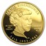 2015-W 1/2 oz Proof Gold Mamie Eisenhower (w/Box & COA)