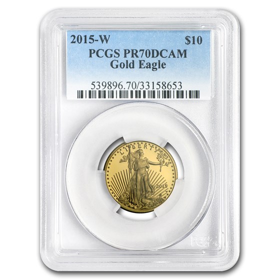 2015-W 1/4 oz Proof American Gold Eagle PR-70 PCGS