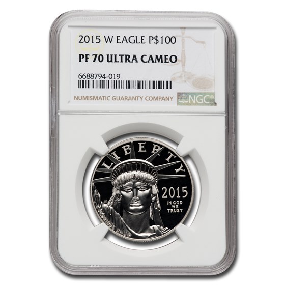 2015-W 1 oz Proof American Platinum Eagle PF-70 NGC 2015-W 1 oz Proof American Platinum Eagle PF-70 NGC