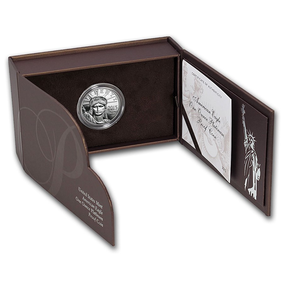 2015-W 1 oz Proof American Platinum Eagle (w/Box & COA)