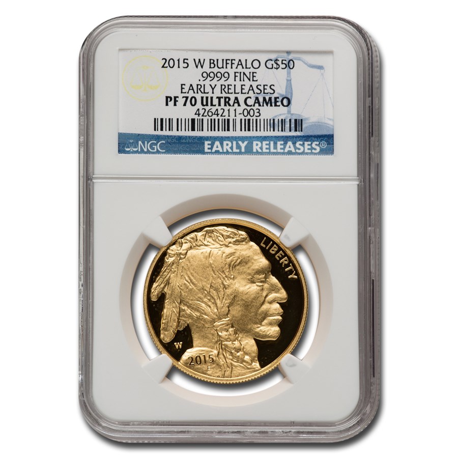 2015-W 1 oz Proof Gold Buffalo PF-70 NGC (ER)