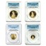2015-W 4-Coin Proof Gold Eagle Set PR-70 PCGS