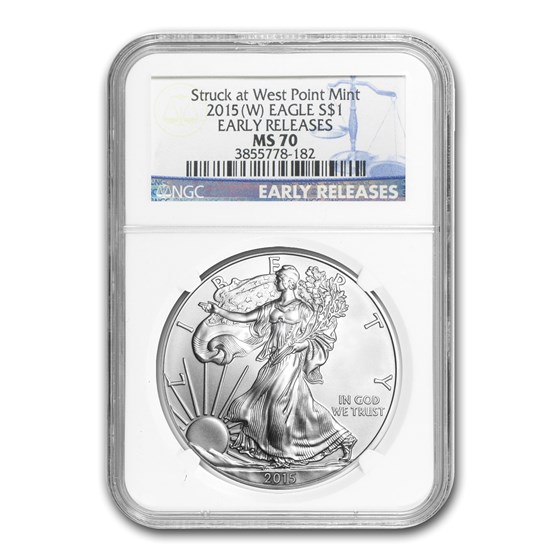 2015 (W) American Silver Eagle MS-70 NGC (Early Releases)