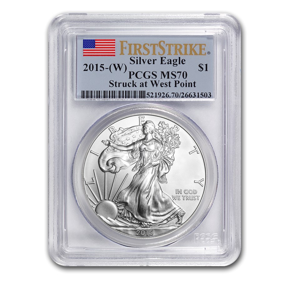 2015 (W) American Silver Eagle MS-70 PCGS (FirstStrike®)