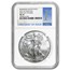 2015-W Burnished Silver Eagle MS-70 NGC (First Day of Issue)