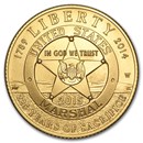 2015-W Gold $5 Commem U.S. Marshals Service BU (Capsule Only)