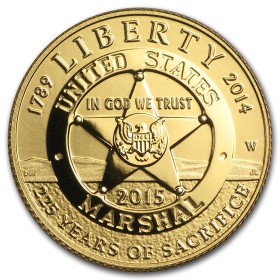 2015-W Gold $5 Commem U.S. Marshals Service Prf (w/Box & COA) 2015-W Gold $5 Commem U.S. Marshals Service Prf (w/Box & COA)