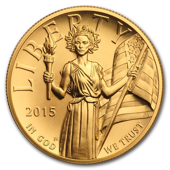2015-W High Relief American Liberty Gold BU (Capsule Only)