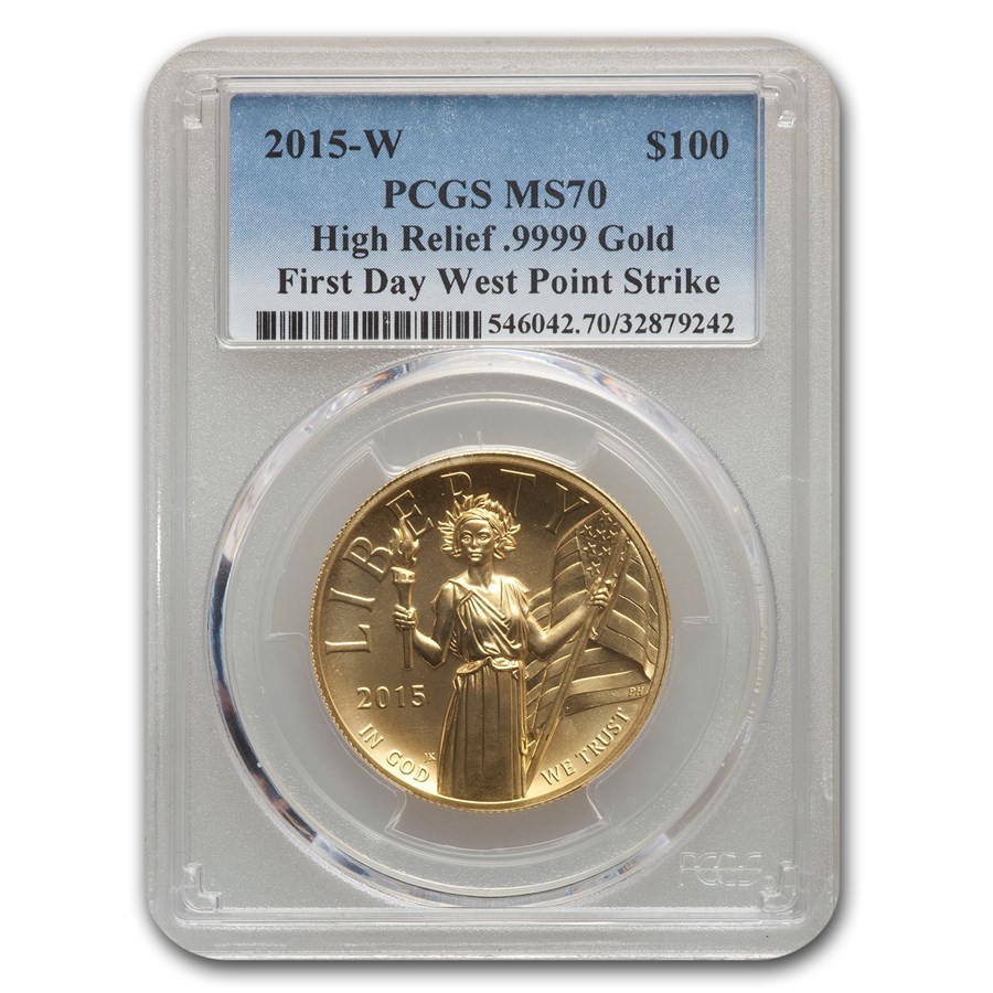 2015-W High Relief American Liberty Gold MS-70 PCGS (FDI)