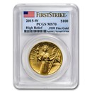 2015-W HR American Liberty Gold MS-70 PCGS (FirstStrike®)