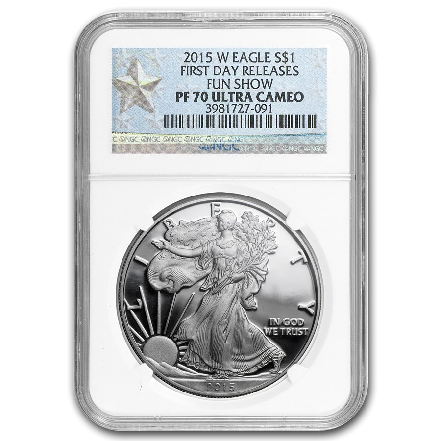 2015-W Proof American Silver Eagle PF-70 NGC (First Day Issue)