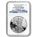 2015-W Proof American Silver Eagle PF-70 NGC (First Releases)