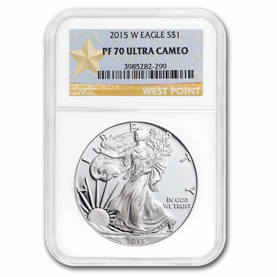 2015-W Proof American Silver Eagle PF-70 NGC 2015-W Proof American Silver Eagle PF-70 NGC