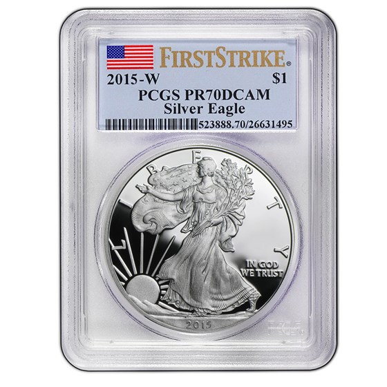 2015-W Proof American Silver Eagle PR-70 PCGS (FirstStrike®)