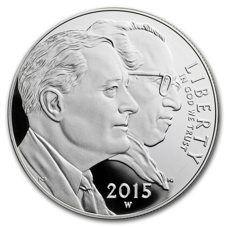 2015-W U.S. March of Dimes $1 Silver Commem Proof (Capsule Only)