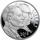 2015-W U.S. March of Dimes $1 Silver Commem Proof (w/Box & COA)